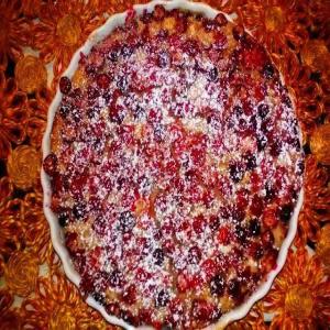 Anise Cranberry Clafoutis & Orange Blossom Water_image