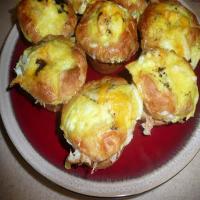 Canadian Bacon and Cheese Puffs image