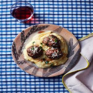 Meatballs With Polenta & Parmesan Brodo Recipe - (5/5)_image