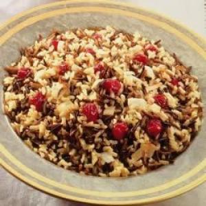 Wild Rice with Cranberries and Caramelized Onions_image