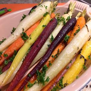 Roasted Rainbow Carrots_image