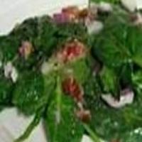 Spinach Salad with Hot Bacon Dressing image