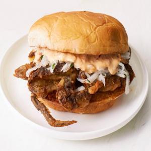 Soft-Shell Crab Sandwiches With Singapore Slaw image