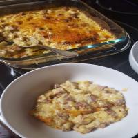 Low Carb Cheesy Smoked Sausage Casserole image