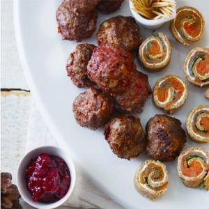 Swedish cranberry meatballs image