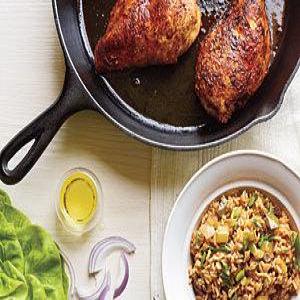 Blackened Chicken with Dirty Rice_image
