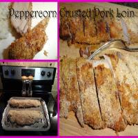 Peppercorn Crusted Pork Loin with Creamy Sauce_image