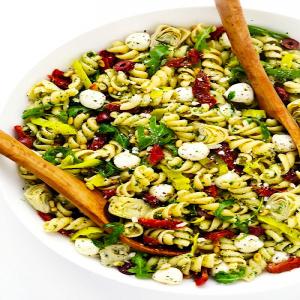 Pesto Pasta Salad Recipe | Gimme Some Oven_image