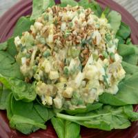 Curried Egg Salad on Greens_image
