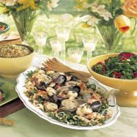 Seafood Salad with Collard Greens Slaw image