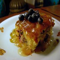 Lemon Blueberry Cake & Hot Honey-butter Sauce_image