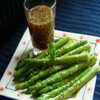 Asparagus With Toasted Sesame Aioli image