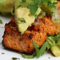 Grilled Salmon With Avocado Salsa Recipe by Tasty_image
