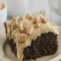 Chocolate Sheet Cake with Peanut Butter Icing_image
