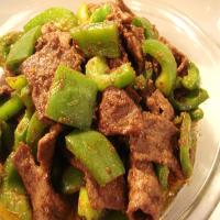 Beef and Green Pepper Stir-Fry image