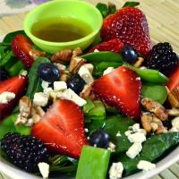 Sugar Snap Pea and Berry Salad image