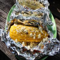 Oven-Roasted Corn on the Cob with Blue Cheese image