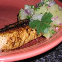 Grilled Tilapia With Pineapple Salsa_image