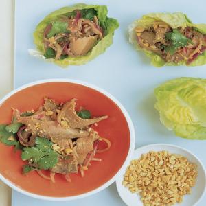 Asian Beef in Lettuce Cups image