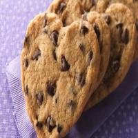 Chocolate Chip Heart Cookies image