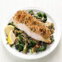 Deviled Cod with Winter Greens image