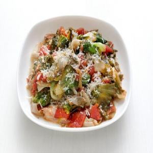 Braised Escarole with Tomatoes image