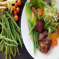 French Chicken Liver and Green Bean Salad With Garam Masala_image