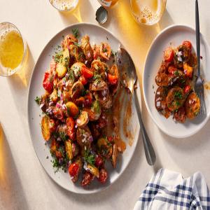 Roasted Potato Salad With Barbecue Dressing image