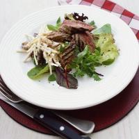 Pan-fried steak & parsnip salad_image