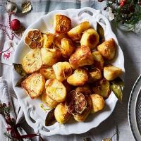 Lemon, garlic & bay roast potatoes image