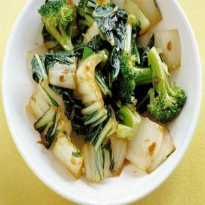 Sauteed Bok Choy and Broccoli_image