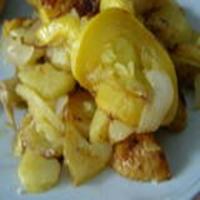 Squash, Potatoes and Onions- Oh My! image