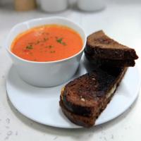 Tomato Soup and Grilled Cheese image