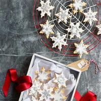 Snowflake biscuits image