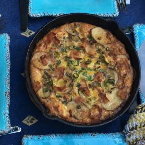 Spanish Quiche with Olives & Manchego Cheese Recipe - (4.2/5) image