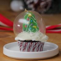 Snow Globe Cupcakes Recipe by Tasty_image