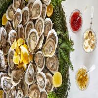 Shucked Oysters with Three Sauces image