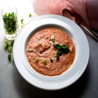 Cold Tomato Soup with Farro image