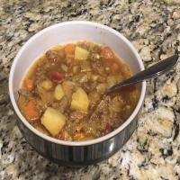 Instant Pot® Cabbage and Beef Soup image