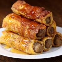 Sausage French Toast Roll-up Recipe by Tasty image