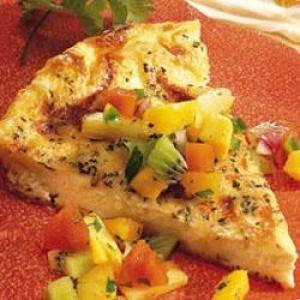 Baked Herb Omelet with Fruit Salsa_image