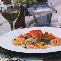 Rouget and Shrimp with Lemon Sauce_image