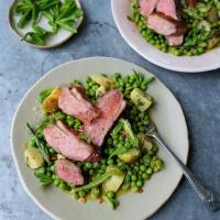 Pan-fried duck breast with spring veg_image