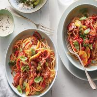 Mostly Veggie Pasta with Sausage_image