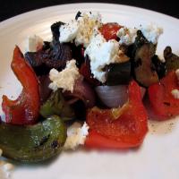 Basil Roasted Vegetables over Couscous image