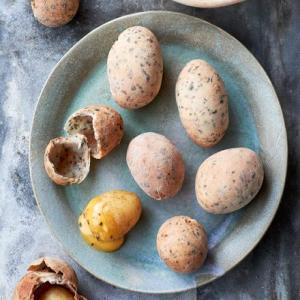 Baked new potato pebbles & seaweed mayonnaise_image