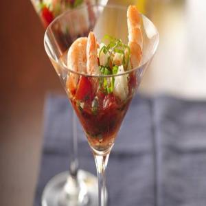 Shrimp and Tomato Martinis image