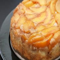 Peach Upside-Down Cake on the Grill_image