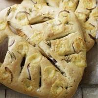 Red onion, gruyère & rosemary fougasse image