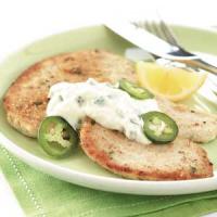 Turkey Cutlets with Cool Pepper Sauce image